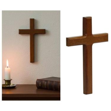 Imagem de Crucifixo Cruz Sem o Cristo Parede 15 cm - FORNECEDOR 17