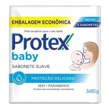 Imagem de Sabonete Em Barra Para Bebê Protex Baby Delicate Care 85g 3