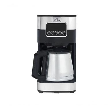 Imagem de Cafeteira Elétrica Programável Black + Decker CM350G Gourmand Gris Painel Digital 900W Inox Preta 220V