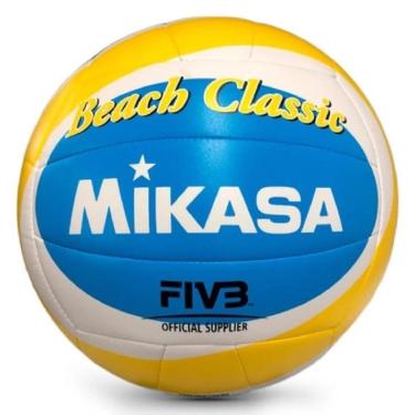 Imagem de Bola De Vôlei De Praia Beach Classic Oficial FIVB Mikasa-Unissex