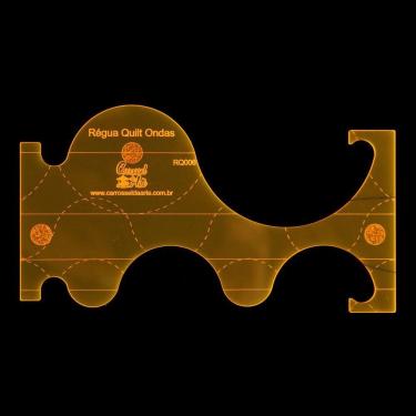 Imagem de Régua Para Quilting Onda Rq06