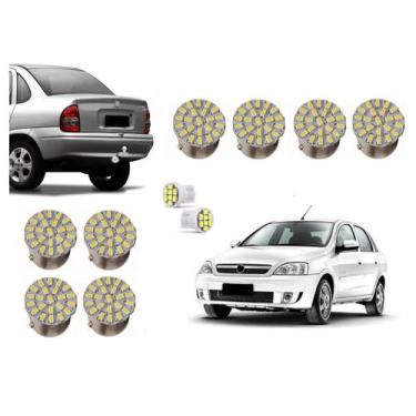 Imagem de Lâmpadas led lanterna pisca ré freio corsa hatch todos - VELOX TIGER C