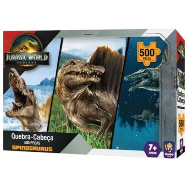 Imagem de Quebra Cabeça Espinossauro Dinossauro Jurassic World 500 Pçs - Mimo