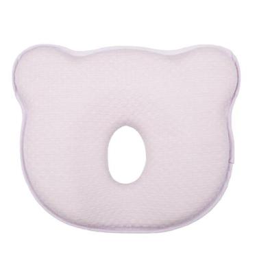 Imagem de Travesseiro Para Bebê Anatômico Urso Rosa 16150 Buba