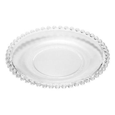 Imagem de Conjunto 4 Pratos De Cristal De Sobremesa Bolinha Wolff