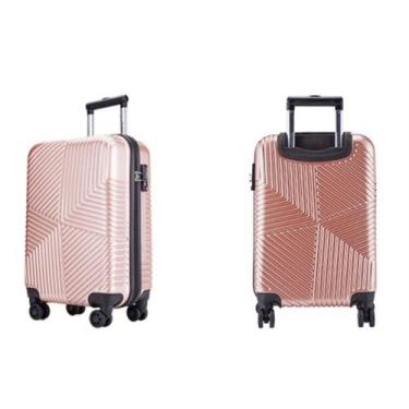 Imagem de Mala viagem abs bordo rigida pequena giro 360 mao padrao - Multicoisa 