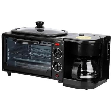 Imagem de Máquina Café da Manhã 3 em 1 Multifuncional Forninho Cafeteira Voltage