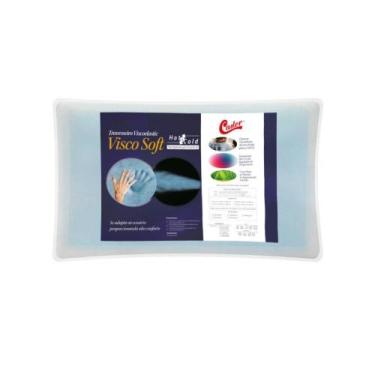 Imagem de Travesseiro Castor Visco Soft New Hot & Cold 40x60x14cm - COLCHÕES CAS