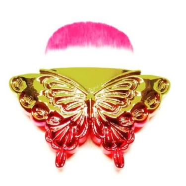 Imagem de Pincel base maquiagem borboleta - Comprar e Usar