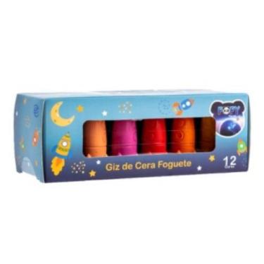 Imagem de Giz de Cera Foguete FF3604 - Fofy