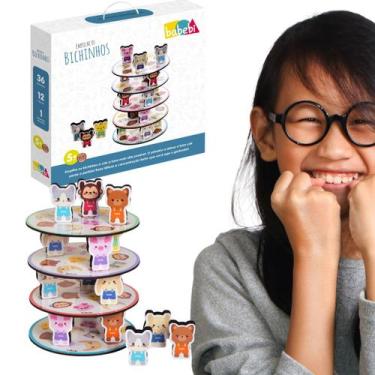 Imagem de Empilhe os Bichinhos Brinquedo Educativo e Pedagógico - Babebi