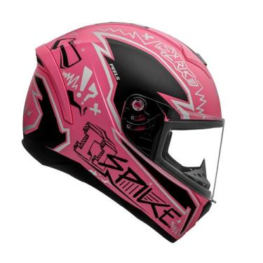 Imagem de Capacete Moto Feminino Masculino Peels Spike 2 STK, Rosa Fosco e Preto