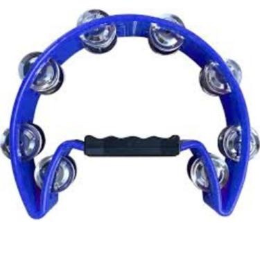 Imagem de Pandeiro Meia Lua Liverpool PML 001, Azul