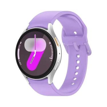 Imagem de Pulseira De Silicone Para Samsung Galaxy Watch 40mm 44mm 45mm Sem Espa