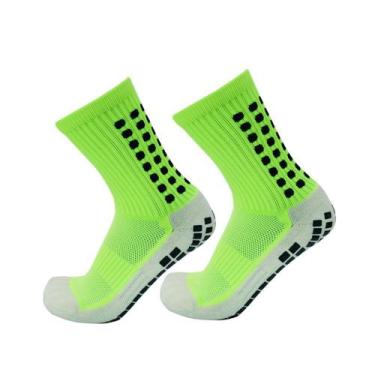 Imagem de Meia Esportiva Antiderrapante Futebol Tipo Trusox Pro Socks Tamanho ún
