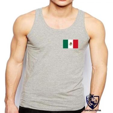 Imagem de Camiseta RegataBandeira Mexico Mexicano - Empório Dutra, Tamanho M