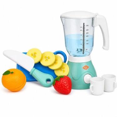 Imagem de Liquidificador Infantil Meu Primeiro Kit de Sucos 14 Peças Branco Yes 