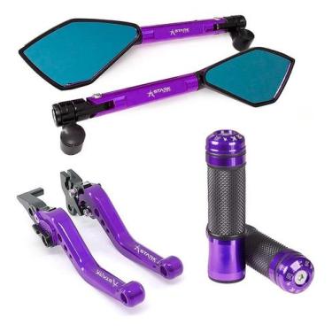 Imagem de Manopla Retrovisor Manete Intruder 125 Yes 125 Riva 05 A 07 - Stark Ra