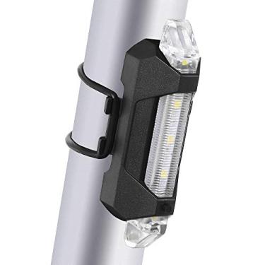 Imagem de Domary Super Bright USB Reable Bike Lanterna traseira de bicicleta ciclismo traseira luz de advertência de segurança