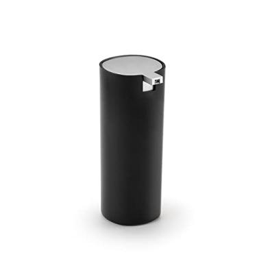 Imagem de Dispenser para Detergente Conceito, 450ml ,C 6.8 x L 8.3 x A 17 cm, Preto com Cromado Fosco, Linha Conceito, Arthithi