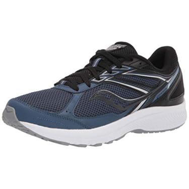 Imagem de Saucony Tênis de corrida masculino Cohesion 14 Road, Azul/preto, 10.5