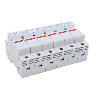 Imagem de Base de fusível de montagem em trilho DIN com indicador de LED de proteção contra falhas para equipamentos de controle de distribuição (1P)