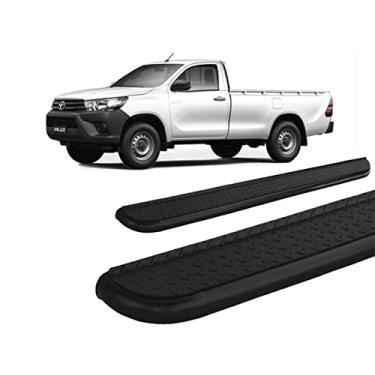 Imagem de Estribo Hilux 2016 a 2020 Chapa de aço Preto