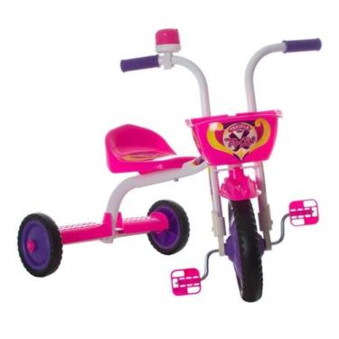 Imagem de Triciclo Infantil Ultra Bikes Top Girl Rosa E Branco Tuj-04Bcrs - Pro