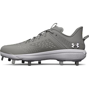 Imagem de Under Armour Tênis masculino Yard Low Mt Baseball Cleat, Beisebol cinza, 38