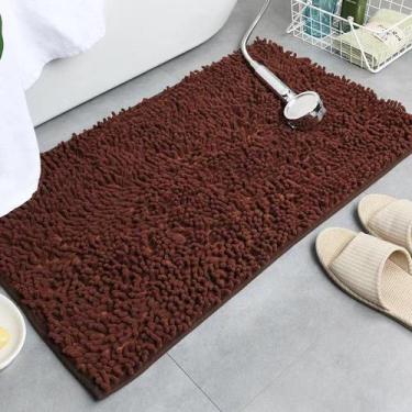 Imagem de Tapete Carpete Banheiro Antiderrapante Super Soft Microfibra Capacho D
