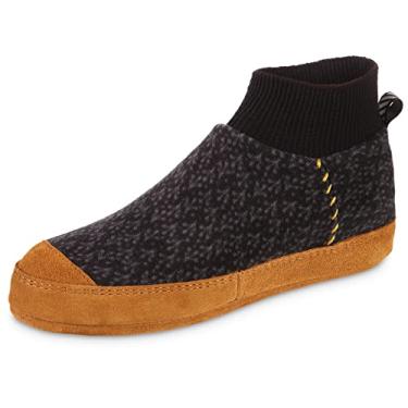 Imagem de Acorn Pantufa unissex de lã polar para adultos, Preto, 7.5-8.5 Women/6-7 Men
