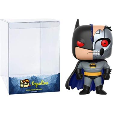 Imagem de Batman [Robot]: Batman The Animated Series x Funko POP! Boneco de vinil de heróis e 1 pacote protetor gráfico de plástico PET [#193 / 13645 - B]