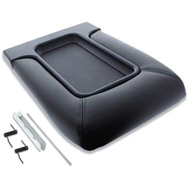 Imagem de Kit de substituição de tampa de console central EcoAuto para 99-07 Silverado, Avalanche, Suburban, Sierra, Yukon - Substitui OEM 19127364, 19127365, 19127366EcoAuto cinza CCLK-CGGM-005