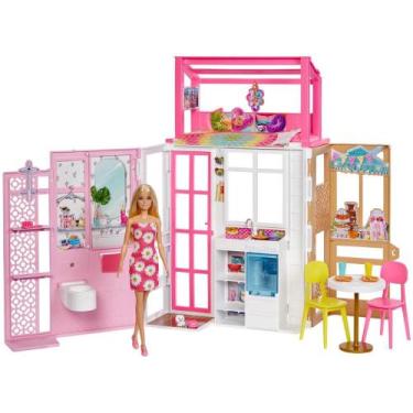 Imagem de Barbie Casa Glam Com Boneca E Pets - Mattel