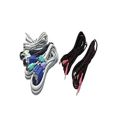 Imagem de Avocent CBL0106 Teclado/Vídeo/Mouse/cabo de áudio - 6' - 4 pinos USB Tipo B, Mini-telefone 3,5 mm, DisplayPort de 20 pinos (M) para 4 pinos USB Tipo A