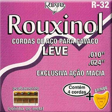 Imagem de Encordoamento de aço para cavaquinho leve com bolinha r32