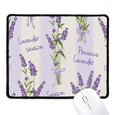 Imagem de Tapete de borracha para jogos com borda costurada para desenho de lavanda