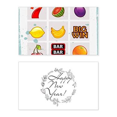 Imagem de Fruit Digital Desenho Ilustração Padrão Ano Novo Festival Cartão Bless Mensagem Presente