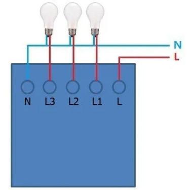 Imagem de Interruptor Inteligente 3 Botões - Alexa. Google E Siri