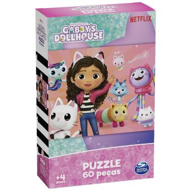 Imagem de Puzzle 60 peças Gabby`s Dollhouse