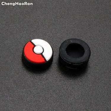 Imagem de ChengHaoRan Joy Stick Grips Cap  Capa Joystick para Nintendo Switch  Controlador NS  Poke Ball Plus