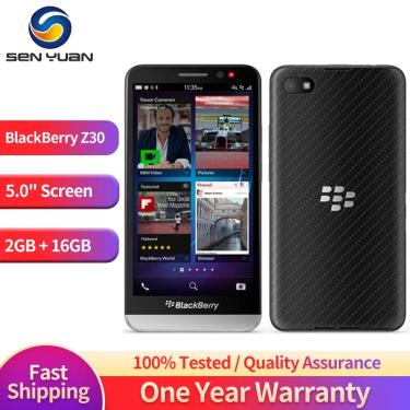 Imagem de BlackBerry-Z30 4G celular  5.0 "  2GB de RAM  16GB ROM  8MP  2MP  720p  30fps  WiFi  Dual Core