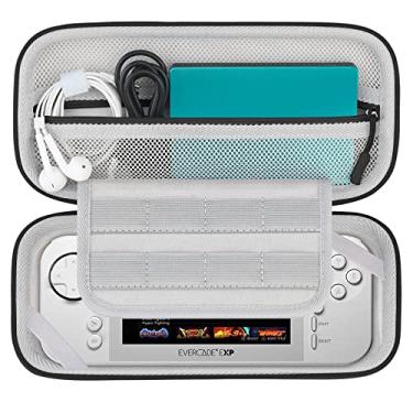 Imagem de Estojo de transporte BOVKE para Nintendo Switch Lite com 8 slots para cartões para cartuchos de jogos, bolso de malha extra para cabos de carregamento, banco de energia, fones de ouvido e outros acessórios, preto