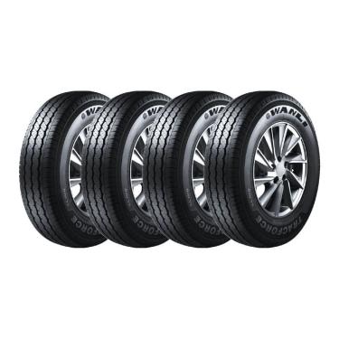 Imagem de Kit 4 Pneus Wanli Aro 14C 185R14C SL-106 8 Lonas 102/100R