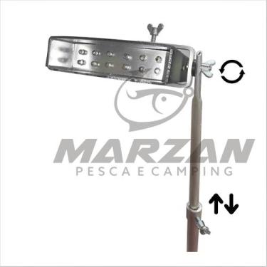 Imagem de Lanterna Tilapeiro 12 Leds - Com Suporte - Marzan Pesca