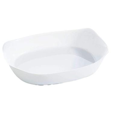 Imagem de Travessa Retangular de Vidro Smart Cuisine 29x23cm Luminarc Branca