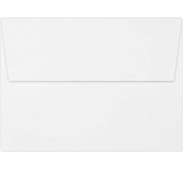 Imagem de Pacote com 100 envelopes A4 – Texto opaco premium de 31,8 kg para necessidades profissionais, seguras e de grande escala – Perfeito para empresas, convites e uso pessoal (branco, A4)