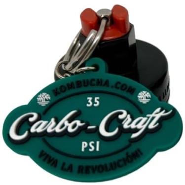 Imagem de Kombucha.com Carbo-Caps: The Swingtop Slayer e o melhor sistema de carbonatação para cerveja artesanal e Kombucha Home Brewing. Viva La Revolución! (35 psi (carbonatação média), 1 tampa de carboidrato