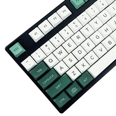 Imagem de YMDK Teclas botânicas 147 Dye Sub ZDA PBT semelhante às teclas XDA para teclado MX Split 104 TKL 60 Melody 96 KBD75 GMMK GK61 GK64 KBD67 (kit botânico em inglês 3.0) (apenas tecla)