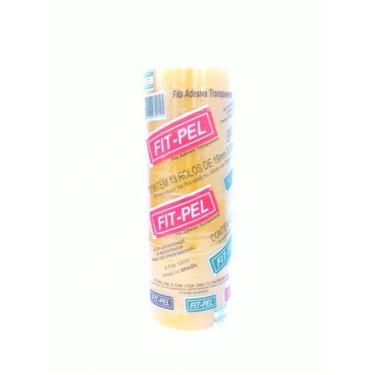 Imagem de Fita Durex Fit-Pel - 19 mm x 50 m - PACK COM 13 UNIDADES